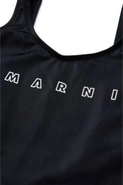 Marni Outline Branded One-piece Swimsuit -Bambini Abbigliamento Negozio M01350M00M20M900 04