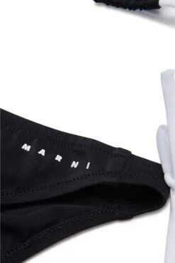 Marni Institutional Logo Bikini Swimming Costume -Bambini Abbigliamento Negozio M01351M00M20M900 04