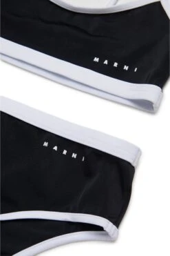 Marni Cross-over Shoulder Straps Bikini Swimming Costume -Bambini Abbigliamento Negozio M01352M00M20M900 04