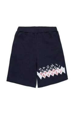 Marni Fleece Shorts Branded Promenade