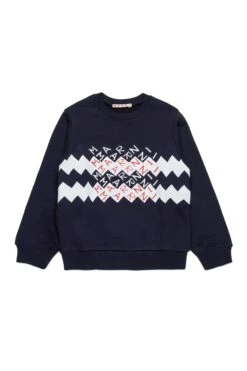 Marni Promenade Branded Crew-neck Sweatshirt