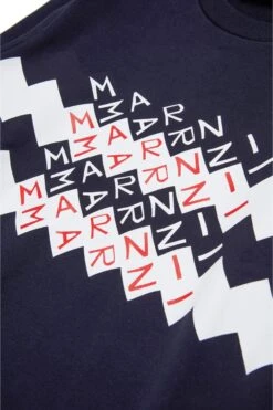 Marni Promenade Branded Crew-neck Sweatshirt -Bambini Abbigliamento Negozio M01370M00V00M803 04