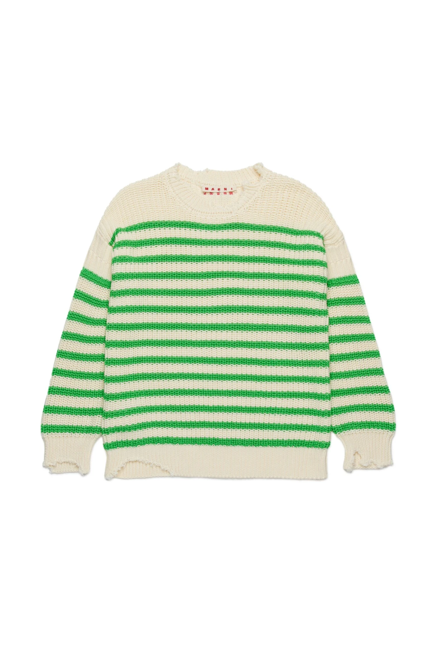 Marni Striped Pullover With Rips 2 Marni Striped Pullover With Rips - immagine 2