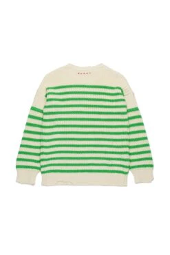 Marni Striped Pullover With Rips 8 Marni Striped Pullover With Rips -Bambini Abbigliamento Negozio M01371M00UA0MC1A 02