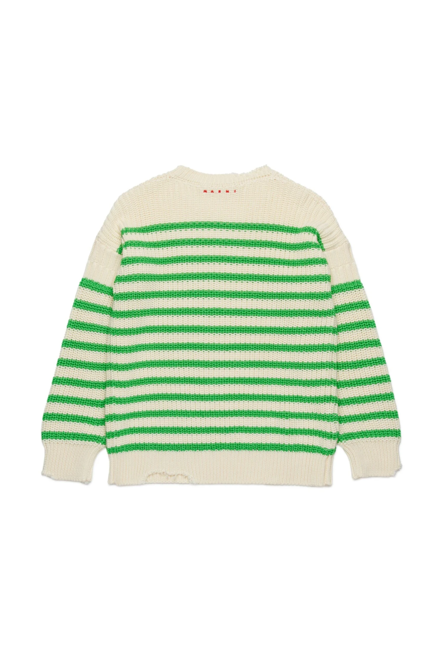 Marni Striped Pullover With Rips 3 Marni Striped Pullover With Rips - immagine 3