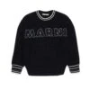 Cotton Pullover With Marni Mended Patch