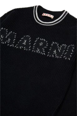 Cotton Pullover With Marni Mended Patch -Bambini Abbigliamento Negozio M01372M00UG0M900 03