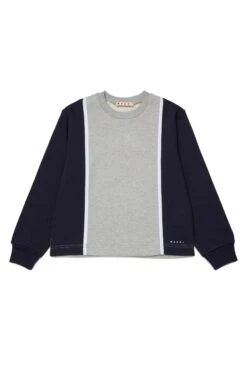 Bambini Abbigliamento Negozio 26 Marni Crew-neck Sweatshirt With Colorblock Details