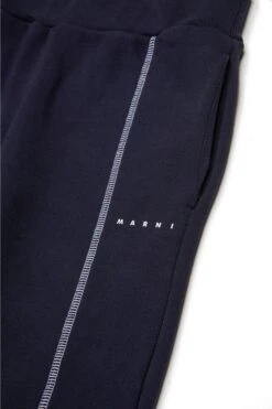Marni Jogger Pants With Contrasting Seams -Bambini Abbigliamento Negozio M01378M00V00M803 04