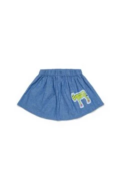 Marni Patterned Chambray Skirt -Bambini Abbigliamento Negozio M01386M00UN0M01 02 f0a2fb03 9253 4eeb befd f5242e7ad6ca