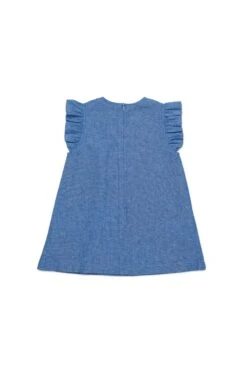 Marni Patterned Chambray Dress -Bambini Abbigliamento Negozio M01387M00UN0M01 02 9854e747 c565 4a19 84fe bf5240b5fd16
