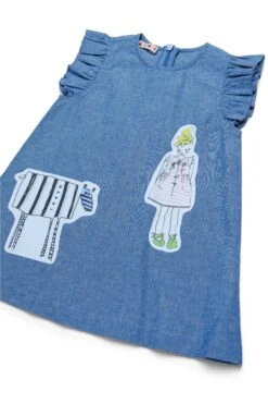 Marni Patterned Chambray Dress -Bambini Abbigliamento Negozio M01387M00UN0M01 03 41aca506 f1a2 4cb0 bb61 bc6345e221f5