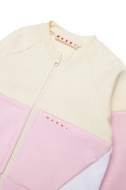 Marni Two-tone Full-zip Sweatshirt -Bambini Abbigliamento Negozio M01389M00V00M221 03 485d372f 959b 4324 a32c f77bceadb5f7