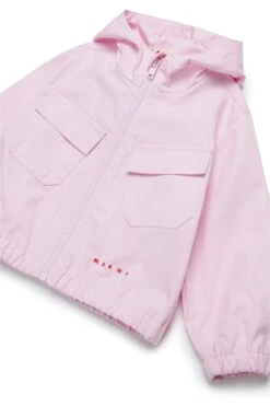 Marni Hooded Gabardine Jacket -Bambini Abbigliamento Negozio M01398M00UV0M347 03 37d950a6 08ab 406e a672 2edd00c1d001