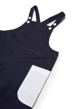 Marni Gabardine Dungarees With Pockets -Bambini Abbigliamento Negozio M01399M00UV0M803 03 36e69073 6dd7 4e8d aa85 cea2c095b935