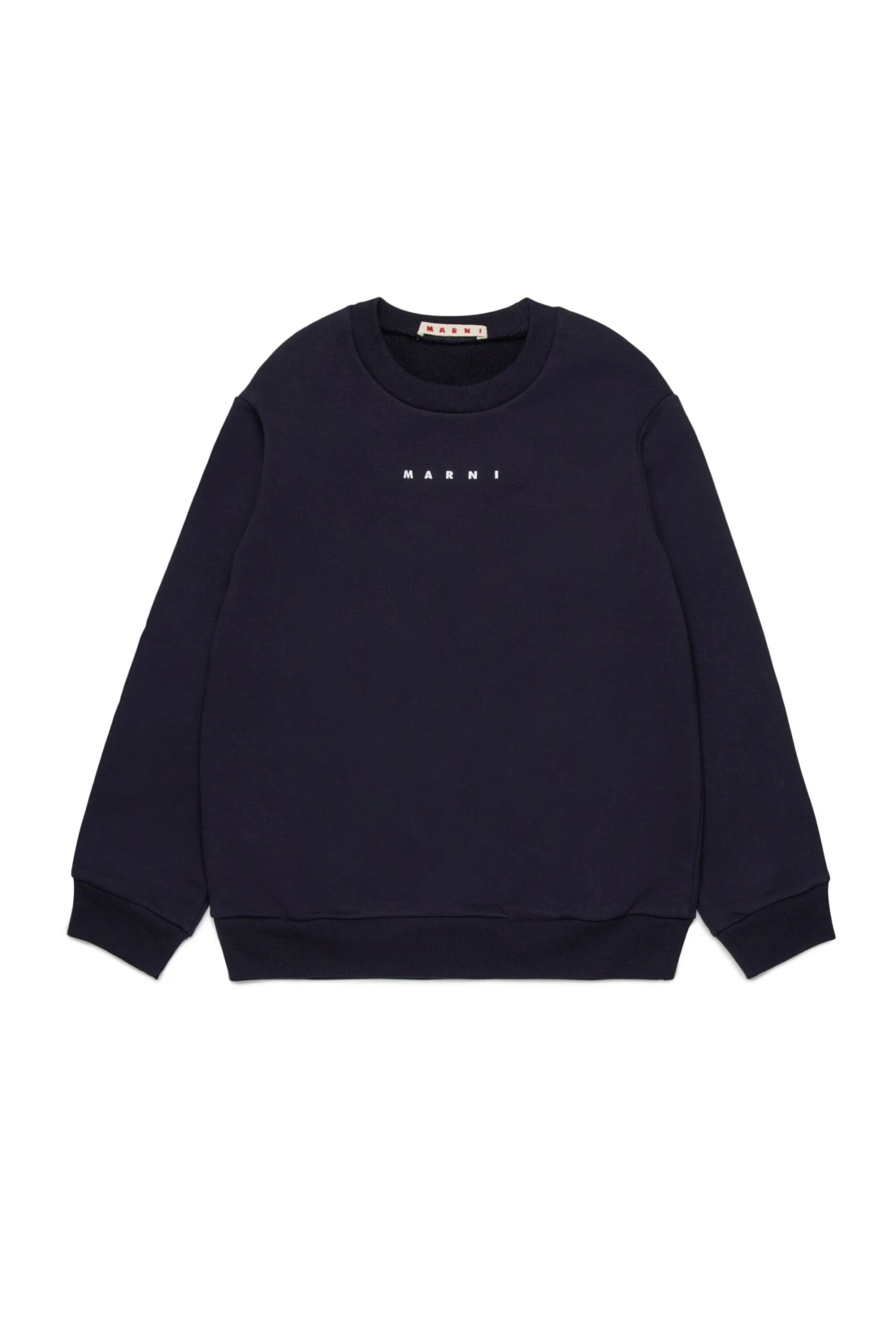 Marni Crew-neck Sweatshirt Branded With Logo 1 Marni Crew-neck Sweatshirt Branded With Logo