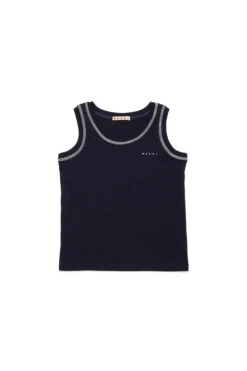 Marni Sleeveless T-shirt With Contrasting Seams