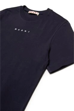 Marni T-shirt With Institutional Logo -Bambini Abbigliamento Negozio M01413M00RF0M803 03