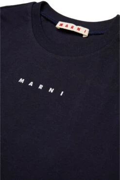 Marni T-shirt With Institutional Logo -Bambini Abbigliamento Negozio M01413M00RF0M803 04