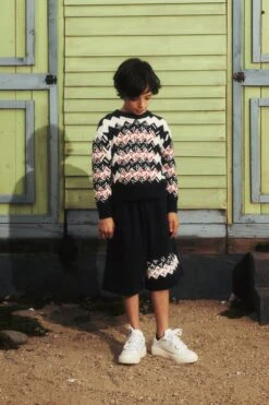 Marni Cable-knit Pullover With Promenade Pattern