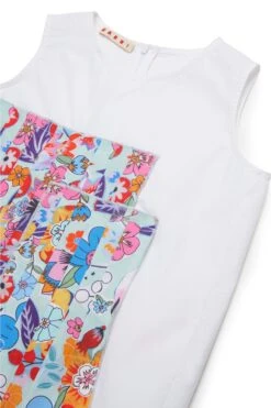 Marni Sleeveless T-shirt With Allover Pleats Holiday -Bambini Abbigliamento Negozio M01422M00TU0M851 03