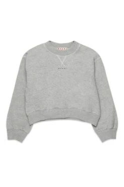 Marni Crew-neck Sweatshirt With Contrasting Seams