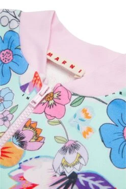 Marni Holiday Allover Bomber-style Sweatshirt -Bambini Abbigliamento Negozio M01425M00TZ0M851 04