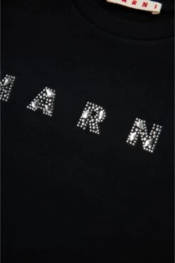 Marni Crew-neck Sweatshirt Branded In Rhinestones -Bambini Abbigliamento Negozio M01426M00V30M900 04 27570def 65c2 4619 9025 ffa612df80ec