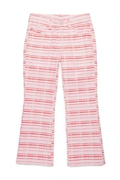 Marni Allover Check Bootcut Pants