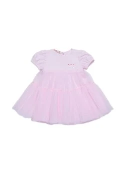 Marni Dress With Tulle Bottom -Bambini Abbigliamento Negozio M01439M00U00M347 01 d75b235f 70bd 4e5c a013 936cf66b2966