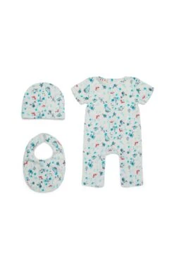 Marni Magic Farm Allover Cotton Newborn Set
