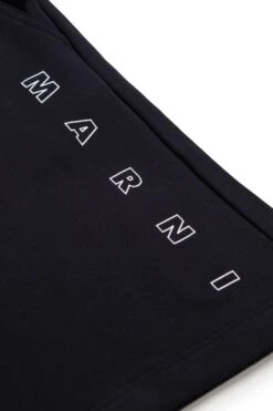 Marni Outline Branded Fleece Shorts -Bambini Abbigliamento Negozio M01450M00V00M803 04 d67bad1f 1252 4ba8 a481 52b27acf5d8b