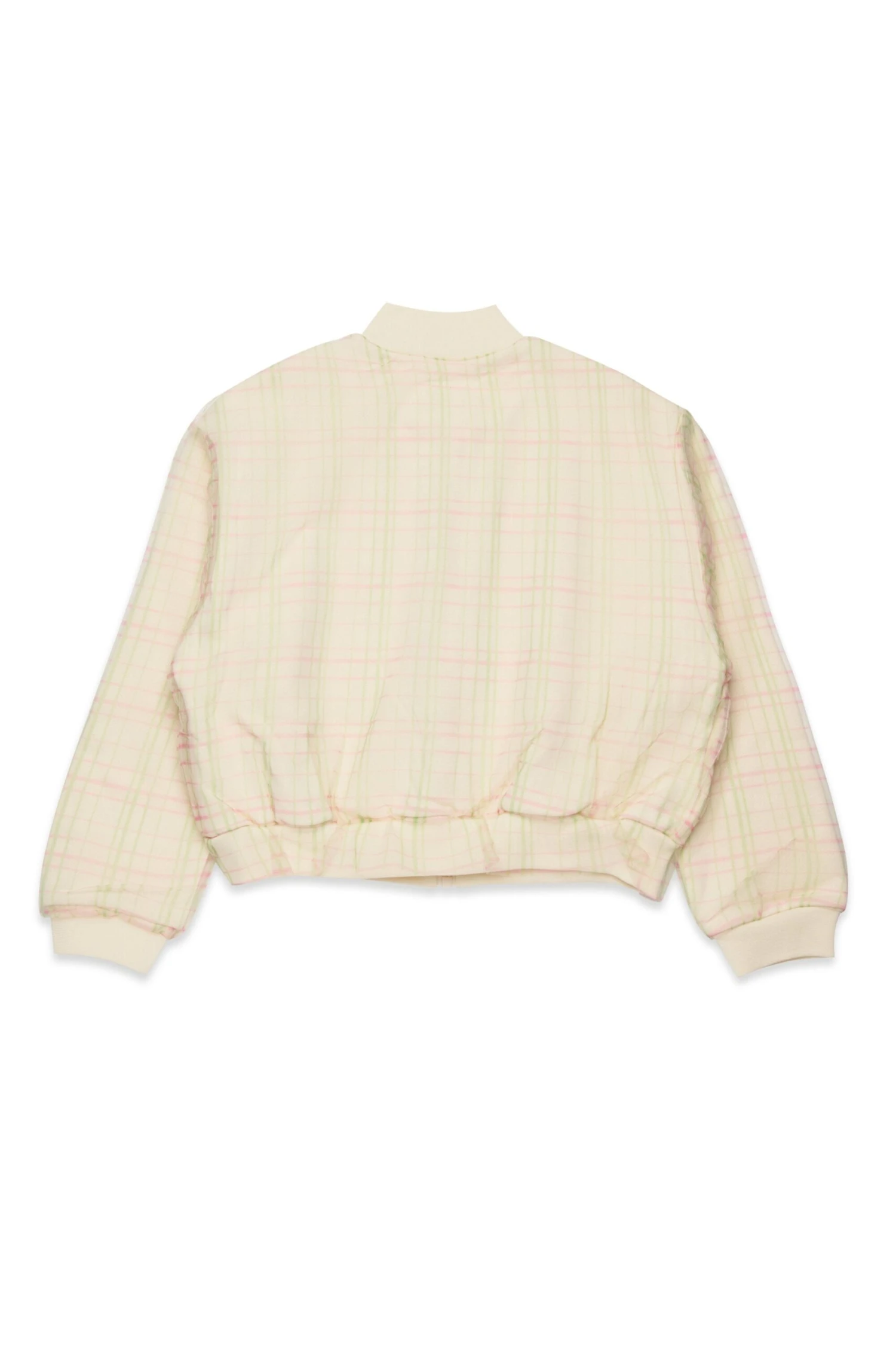 Marni Bomber Sweatshirt With Check Allover Tulle 3 Marni Bomber Sweatshirt With Check Allover Tulle - immagine 3