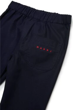 Marni Branded Gabardine Pants -Bambini Abbigliamento Negozio M01462M00UV0M803 03 69daa258 4e87 40cf a6ce 04d78f22d326