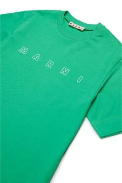 Marni Outline Branded T-shirt -Bambini Abbigliamento Negozio M01466M00RF0M541 03 d0ecab39 2d46 4fb4 ad17 3f13465a1395