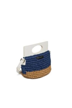 Marni Light Bag In Raffia-effect Fabric -Bambini Abbigliamento Negozio M01475M00UH0M803 03