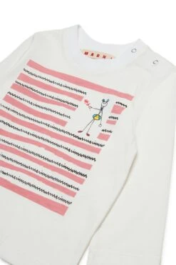 Marni Nutcracker Jersey Long Sleeves T-shirt -Bambini Abbigliamento Negozio M01510M00RF0M114 03