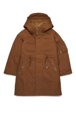 Marni Hooded Gabardine Parka With Drawstrings