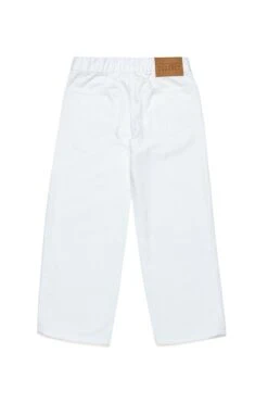MM6 Maison Margiela Branded White Jean -Bambini Abbigliamento Negozio M60451MM03RM6101 02 a034a286 7c06 460f 971c f9fe8e42c544