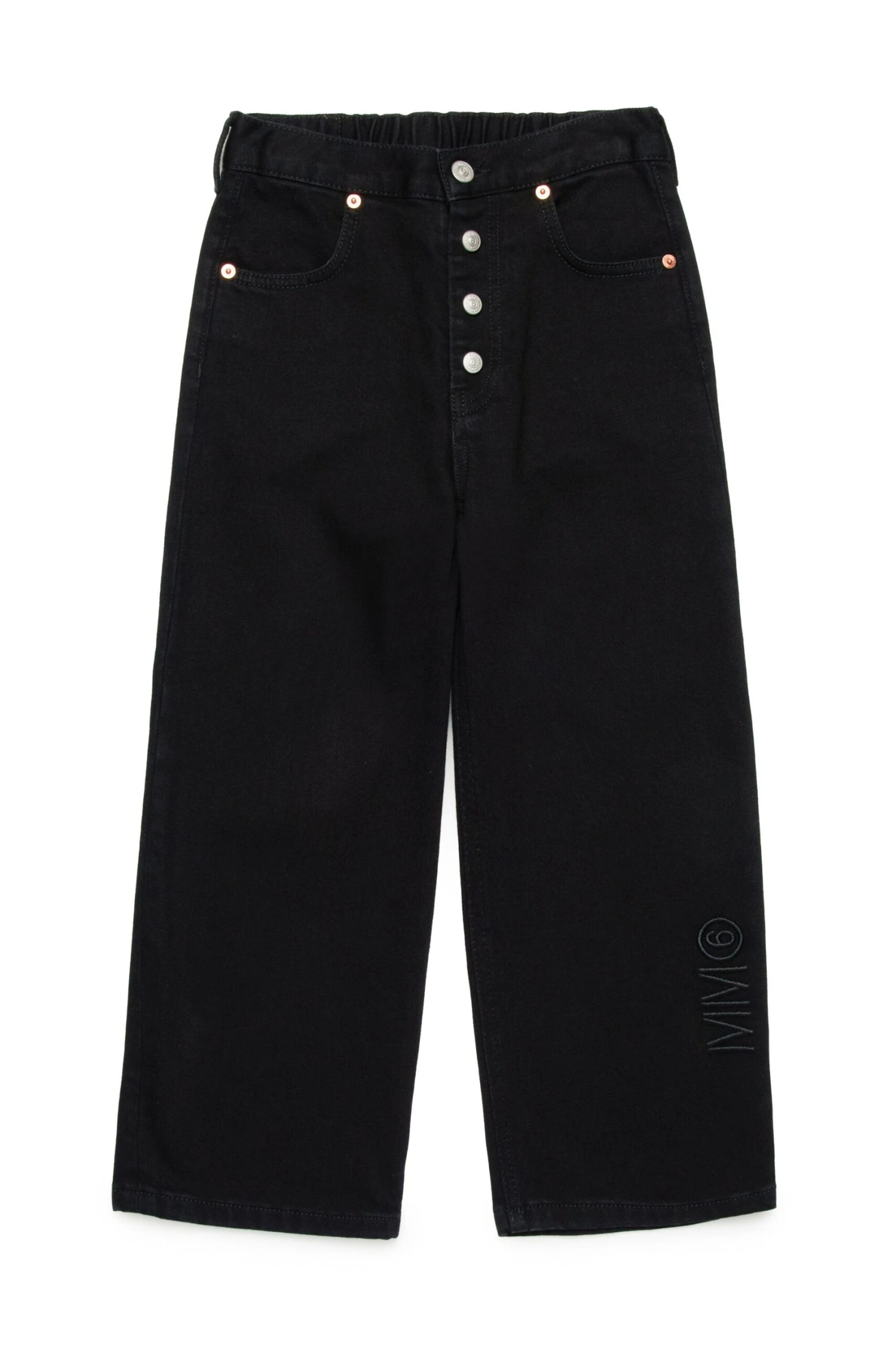 MM6 Maison Margiela Branded Black Jeans 1 MM6 Maison Margiela Branded Black Jeans