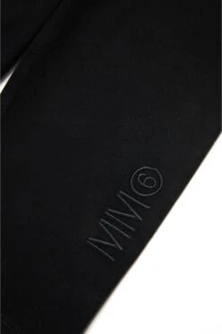 MM6 Maison Margiela Branded Black Jeans 8 MM6 Maison Margiela Branded Black Jeans -Bambini Abbigliamento Negozio M60451MM03SM6900 04