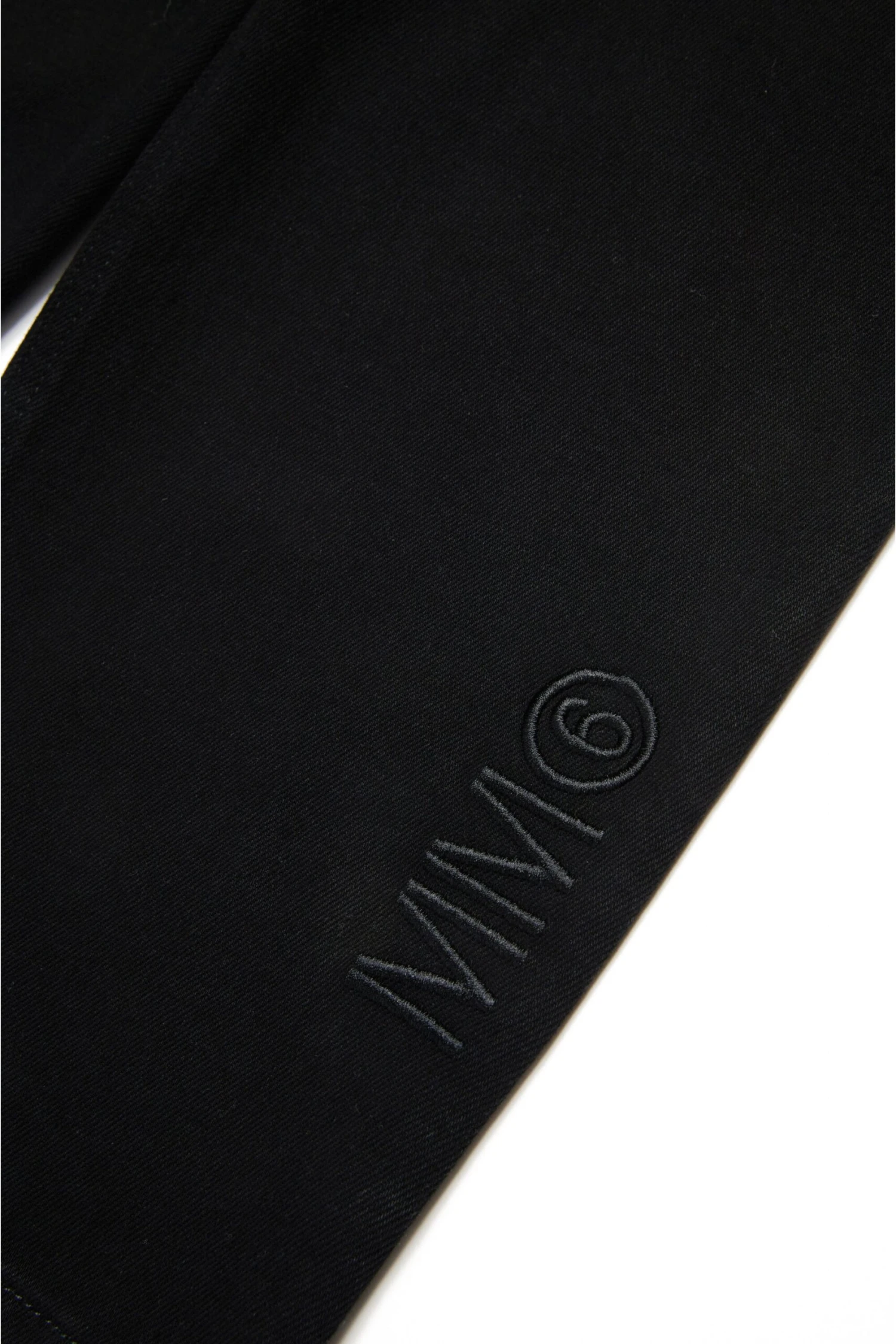 MM6 Maison Margiela Branded Black Jeans 4 MM6 Maison Margiela Branded Black Jeans - immagine 4