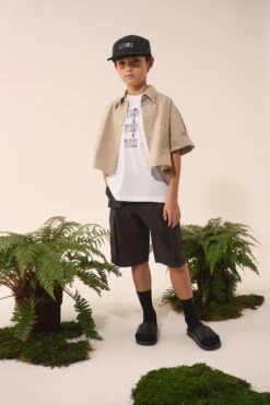 MM6 Maison Margiela Poplin Shirt With Turn-up Sleeves