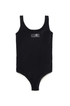 MM6 Maison Margiela Lycra One-piece Swimsuit With Branded Numeric Logo