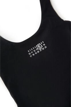 MM6 Maison Margiela Lycra One-piece Swimsuit With Branded Numeric Logo -Bambini Abbigliamento Negozio M60568MM00PM6900 03
