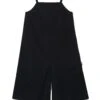 MM6 Maison Margiela Poplin Short Jumpsuit With Shoulder Straps