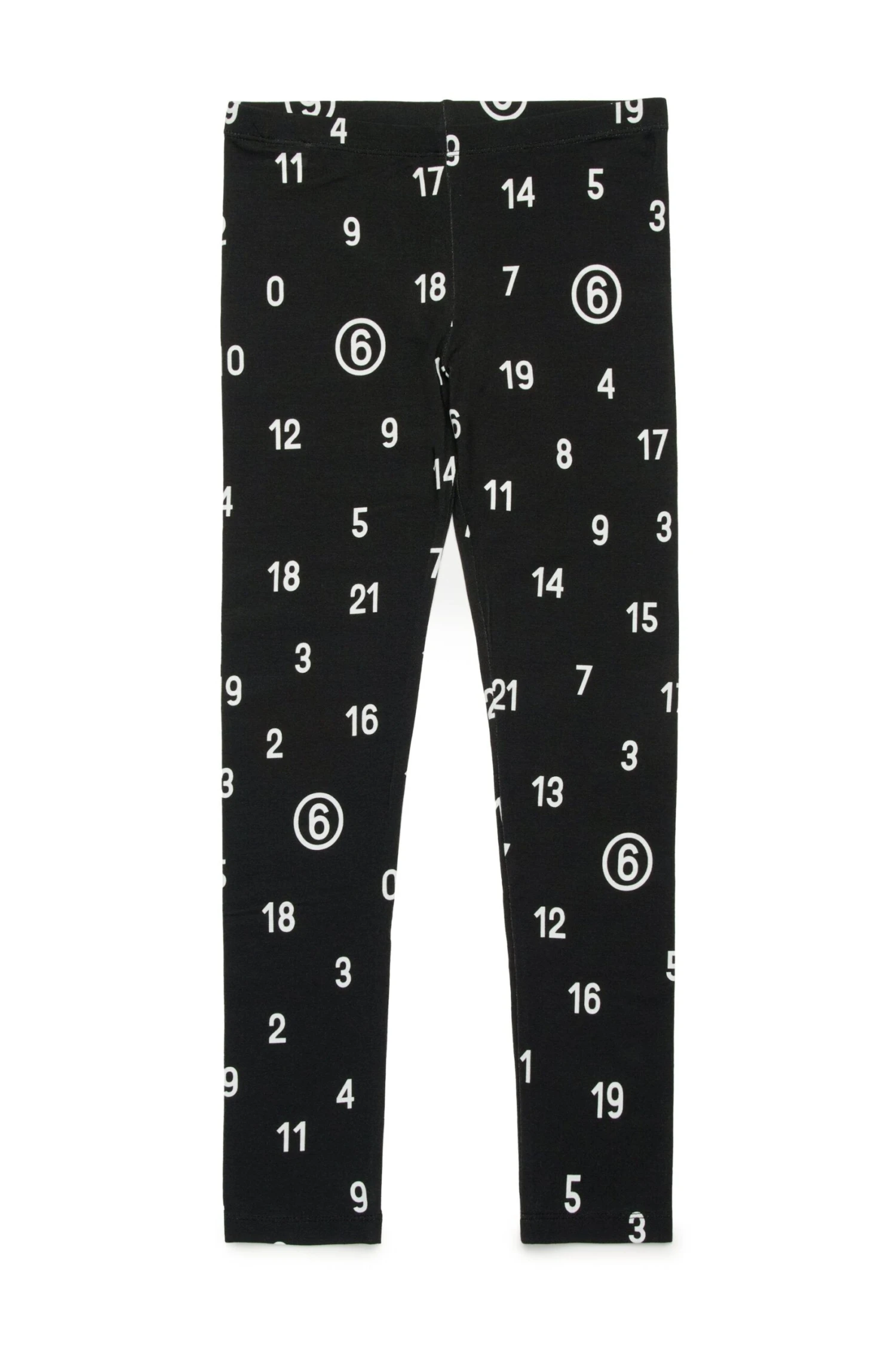 MM6 Maison Margiela Allover Numeric Logo Leggings Pants 1 MM6 Maison Margiela Allover Numeric Logo Leggings Pants