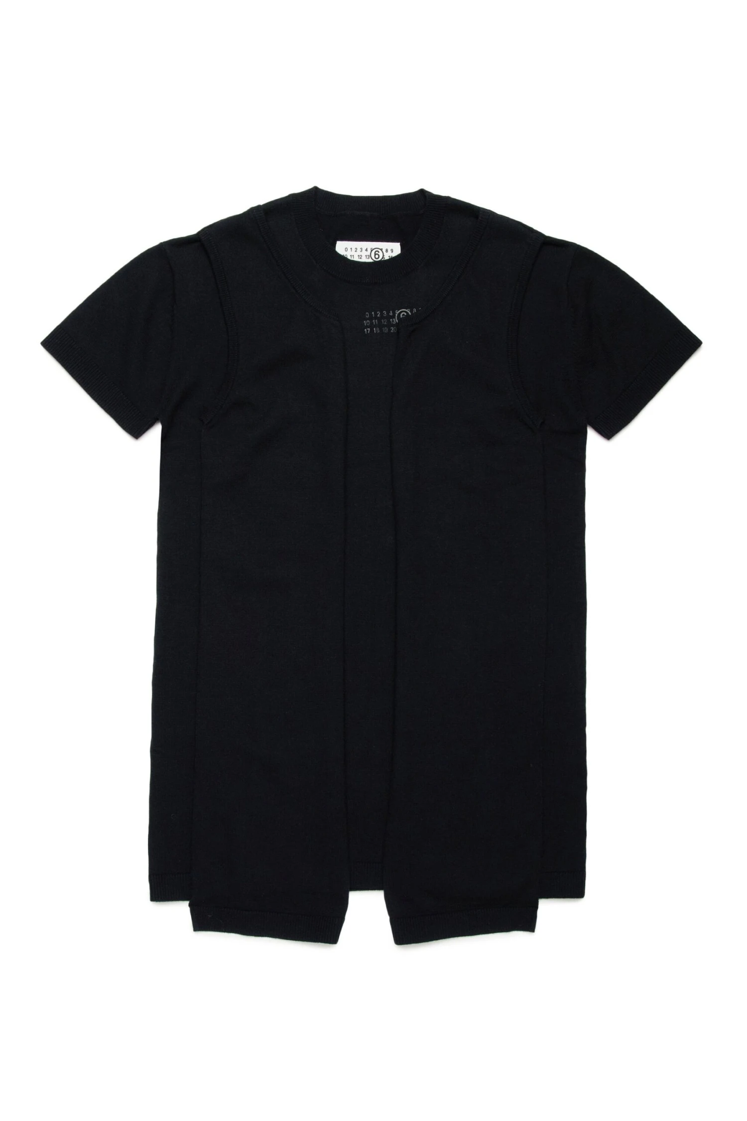 MM6 Maison Margiela Re-cut Knit Half-sleeve Dress 1 MM6 Maison Margiela Re-cut Knit Half-sleeve Dress