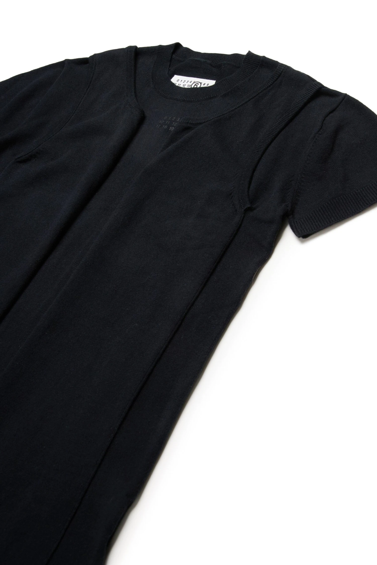 MM6 Maison Margiela Re-cut Knit Half-sleeve Dress 3 MM6 Maison Margiela Re-cut Knit Half-sleeve Dress - immagine 3