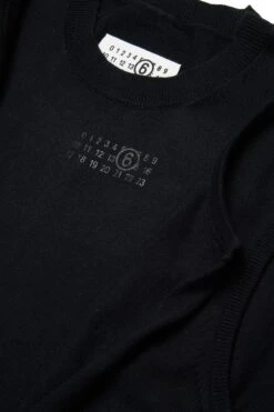 MM6 Maison Margiela Re-cut Knit Half-sleeve Dress 8 MM6 Maison Margiela Re-cut Knit Half-sleeve Dress -Bambini Abbigliamento Negozio M60752MM04ZM6900 04